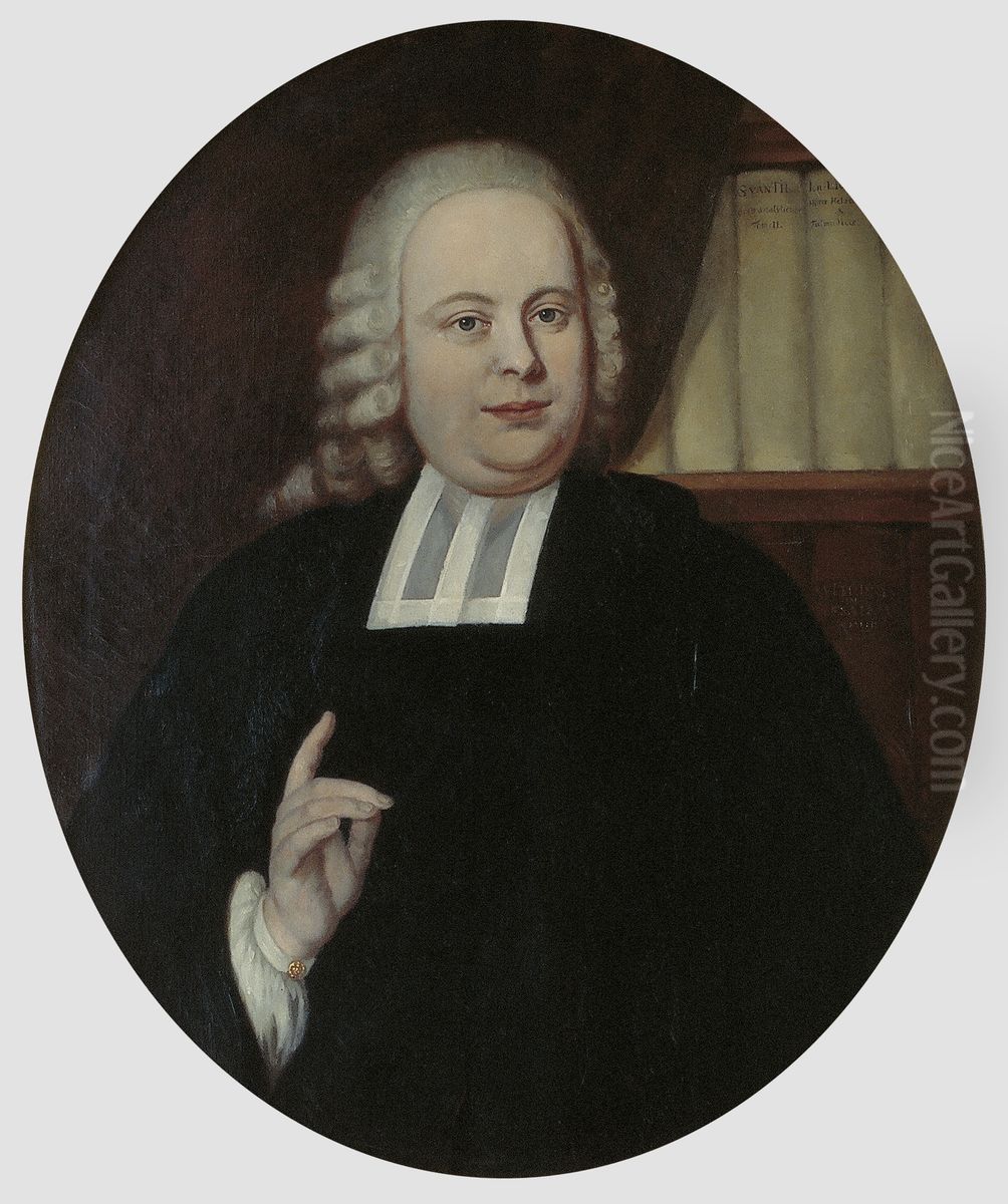 Portrait of Johannes Wilhelmus Bussingh (1727-1782) Oil Painting by Gerard Sanders