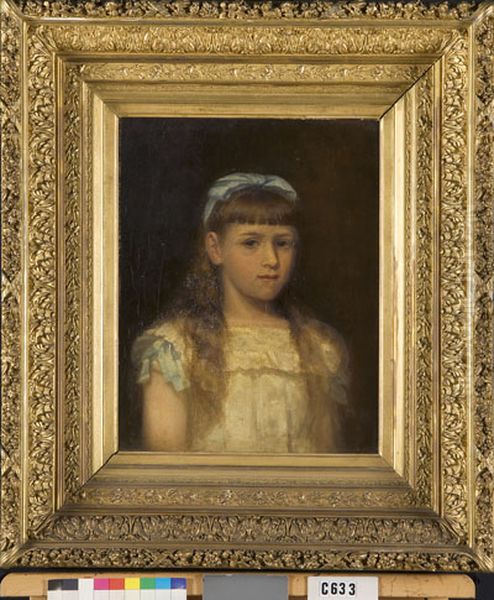 Vossina Adriana Sannes (geb. 1875) Oil Painting by Jacoba De Graaff