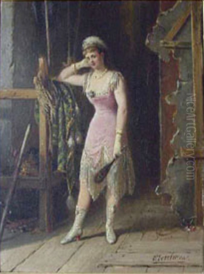 Circus artieste Oil Painting by Otto Erelman