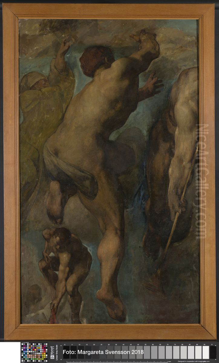 Het Laatste Oordeel Oil Painting by Nicolaas Van Der Waay