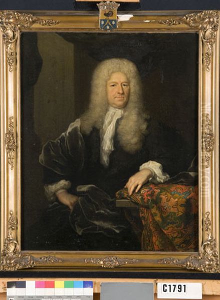 Portrait of Nicolaas Calkoen (1666-1738) Oil Painting by Arnold Boonen