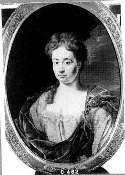 Elisabeth Sophia Trip (1687-1753). Echtgenote van Johan Wichers Oil Painting by Jan Abel Wassenbergh I