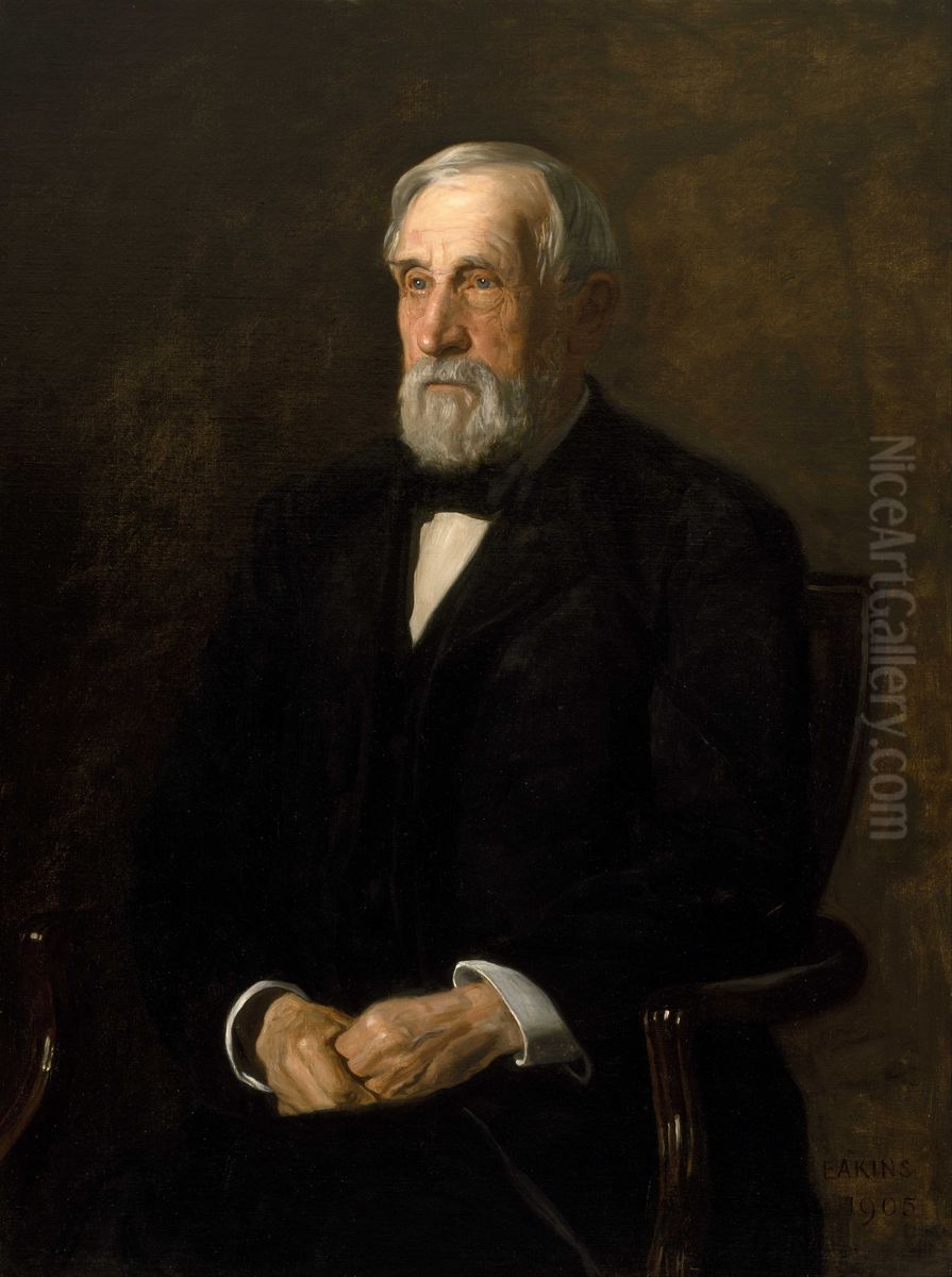 Portrait of John B. Gest Oil Painting by Thomas Cowperthwait Eakins