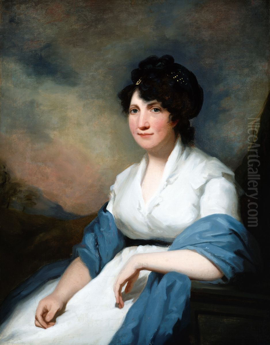 Lady Delves Broughton Oil Painting by Henry Raeburn
