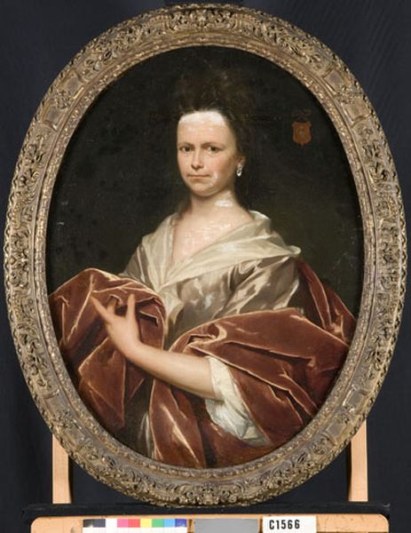 Portrait of Johanna Maria van Dusseldorp (1677-1740) Oil Painting by Philip van Dijk