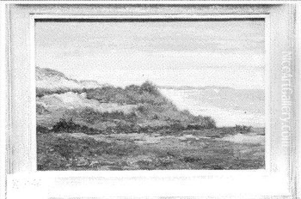 Duinen en zee Oil Painting by Johannes-Hubertus-Leonardus de Haas