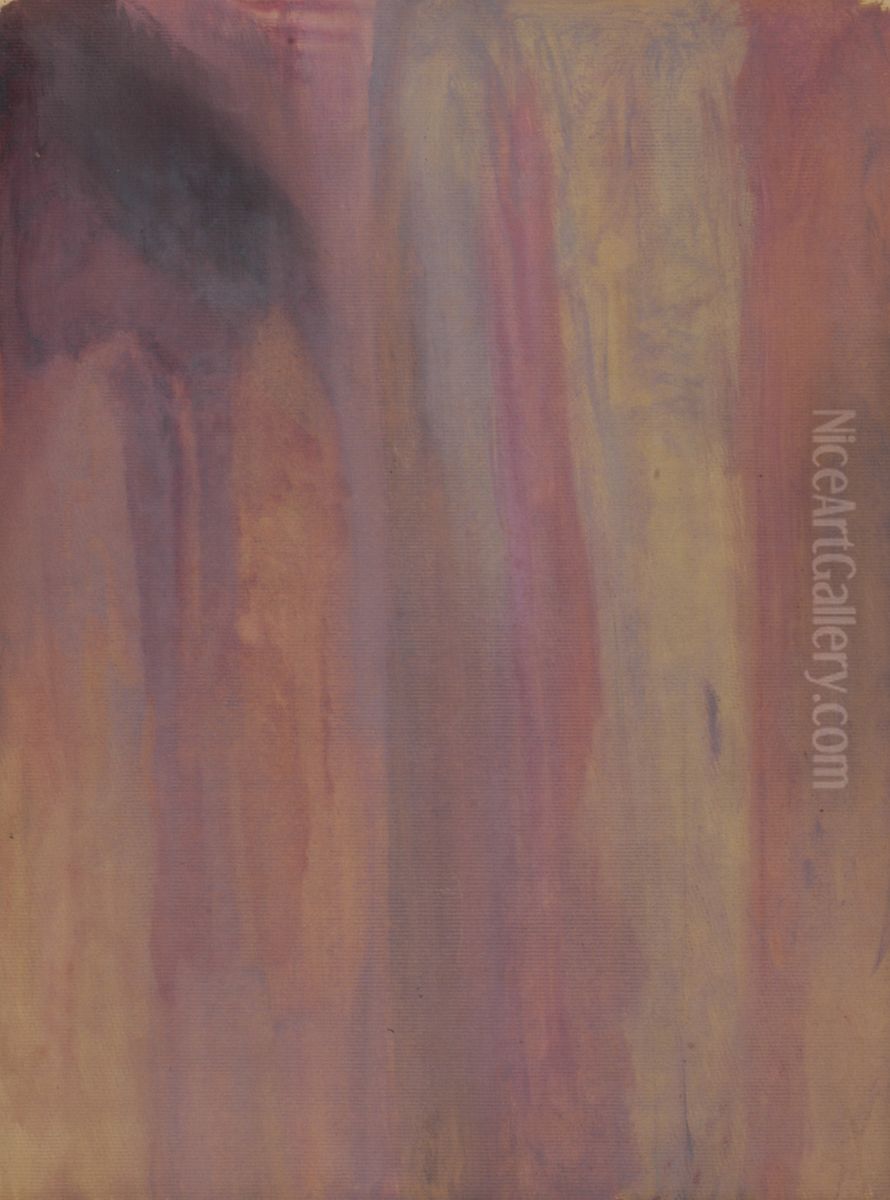 Kleurschets, Waarneming twee wezens (vertikaal) Oil Painting by Karel Albert Schmidt