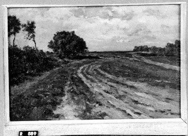 Landweg Oil Painting by Johannes-Hubertus-Leonardus de Haas