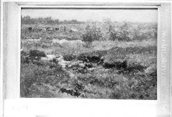 Moerasachtig landschap Oil Painting by Johannes-Hubertus-Leonardus de Haas