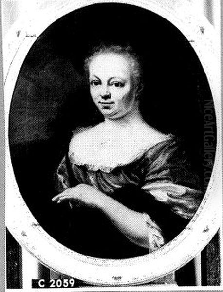 Henrica Adriana Keiser (1695-1774), wife of Meindert Lohman Oil Painting by Jan Abel Wassenbergh I