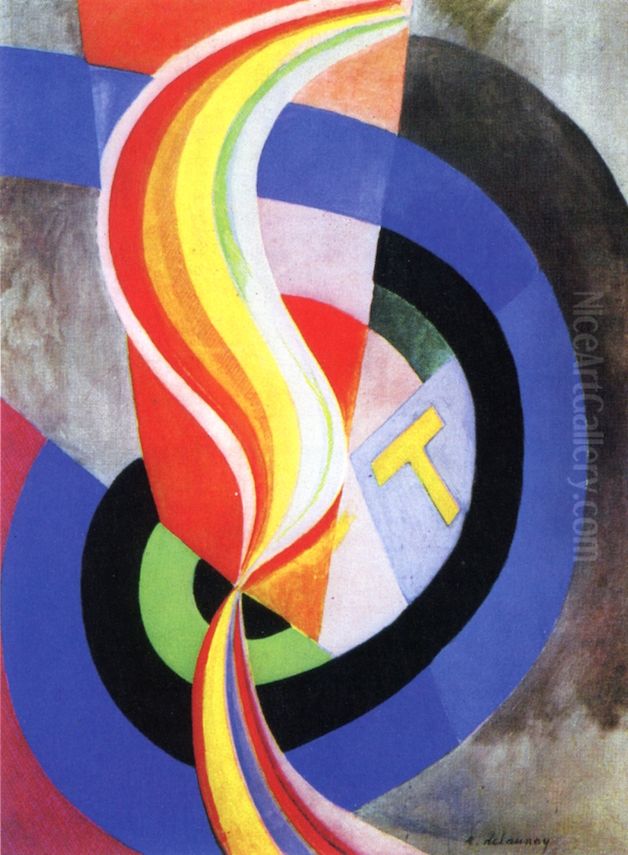 Propeller Oil Painting by Robert Delaunay
