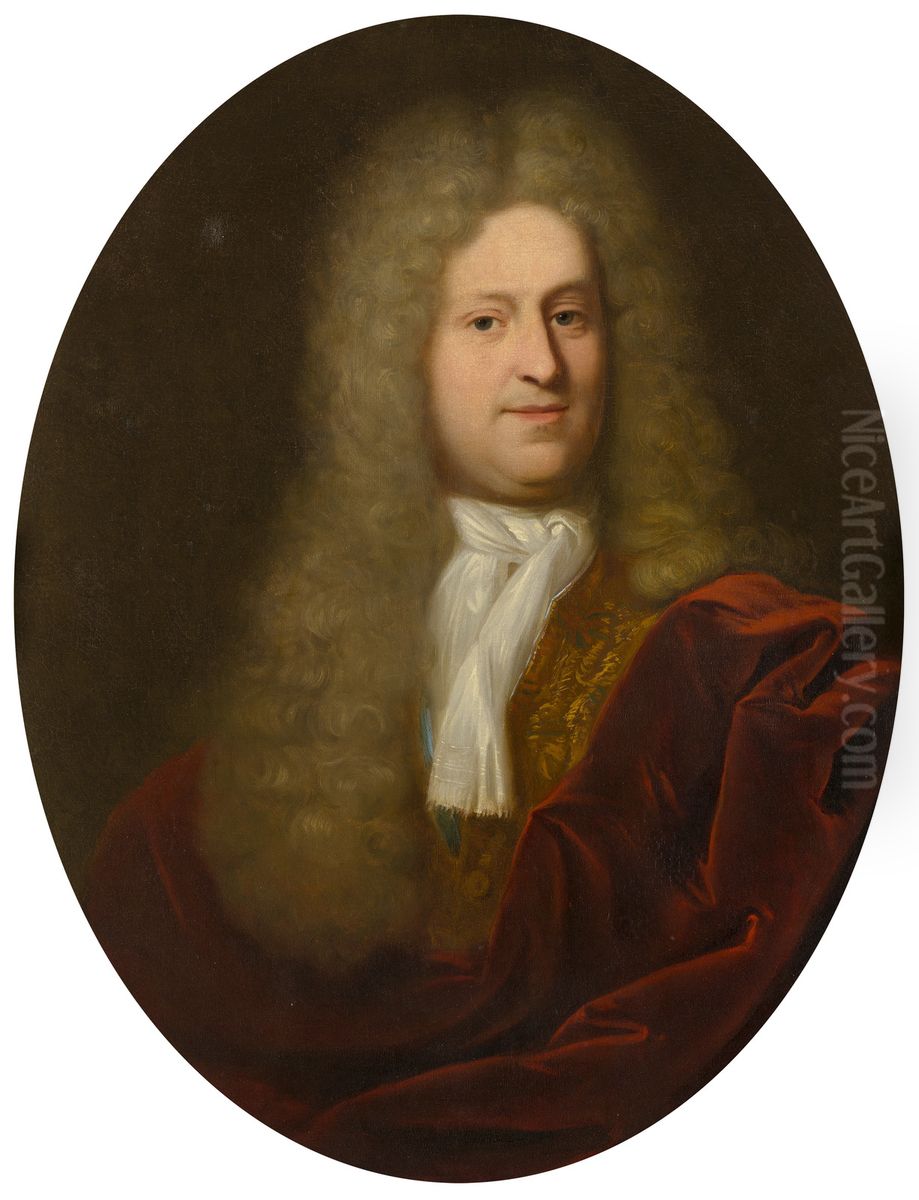 Portrait of Johan van den Brandeler Oil Painting by Peter Heinrich Windhausen
