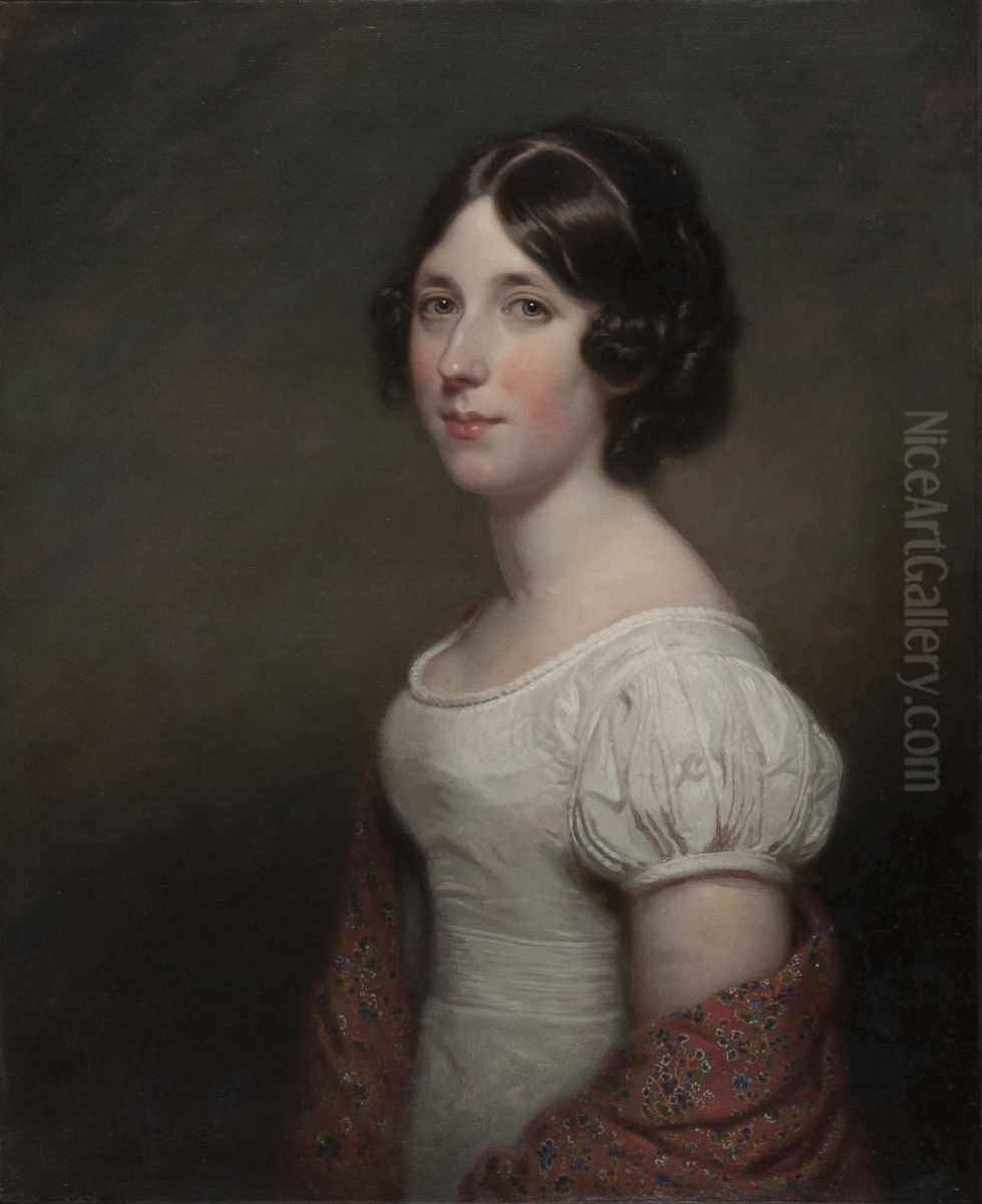 Maria Clasina Groen van Prinsterer (1806-1868) Oil Painting by Charles Howard Hodges