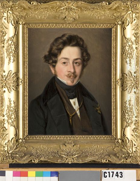 Christiaan Willem Johan (1806-1872), Baron van Boetzelaer Oil Painting by Pieter Christoffel Wonder