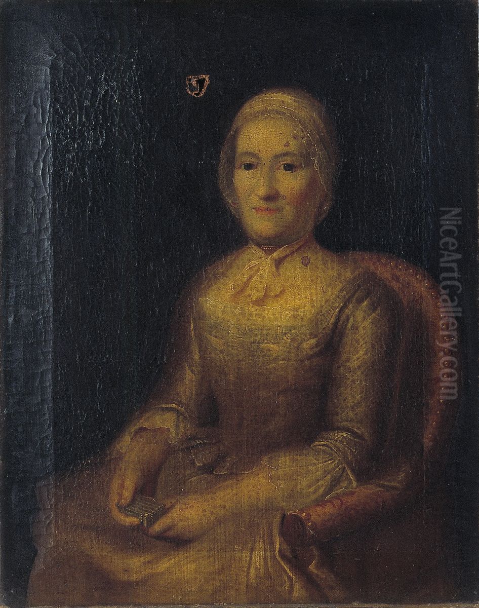 Ursula Walther Oil Painting by Johann Ludwig Aberli