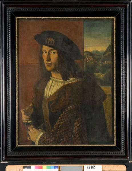 Zelfportret Andrea del Sarto Oil Painting by Jacobus Van Looy