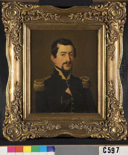 Jacobus Johannes Aricius Wichers (1821-1848) Oil Painting by Cornelis Bernardus Buijs