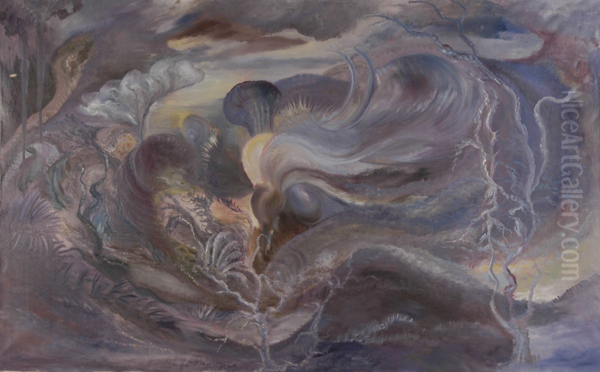 De Pauw/ Paradijstuin Oil Painting by Karel Albert Schmidt