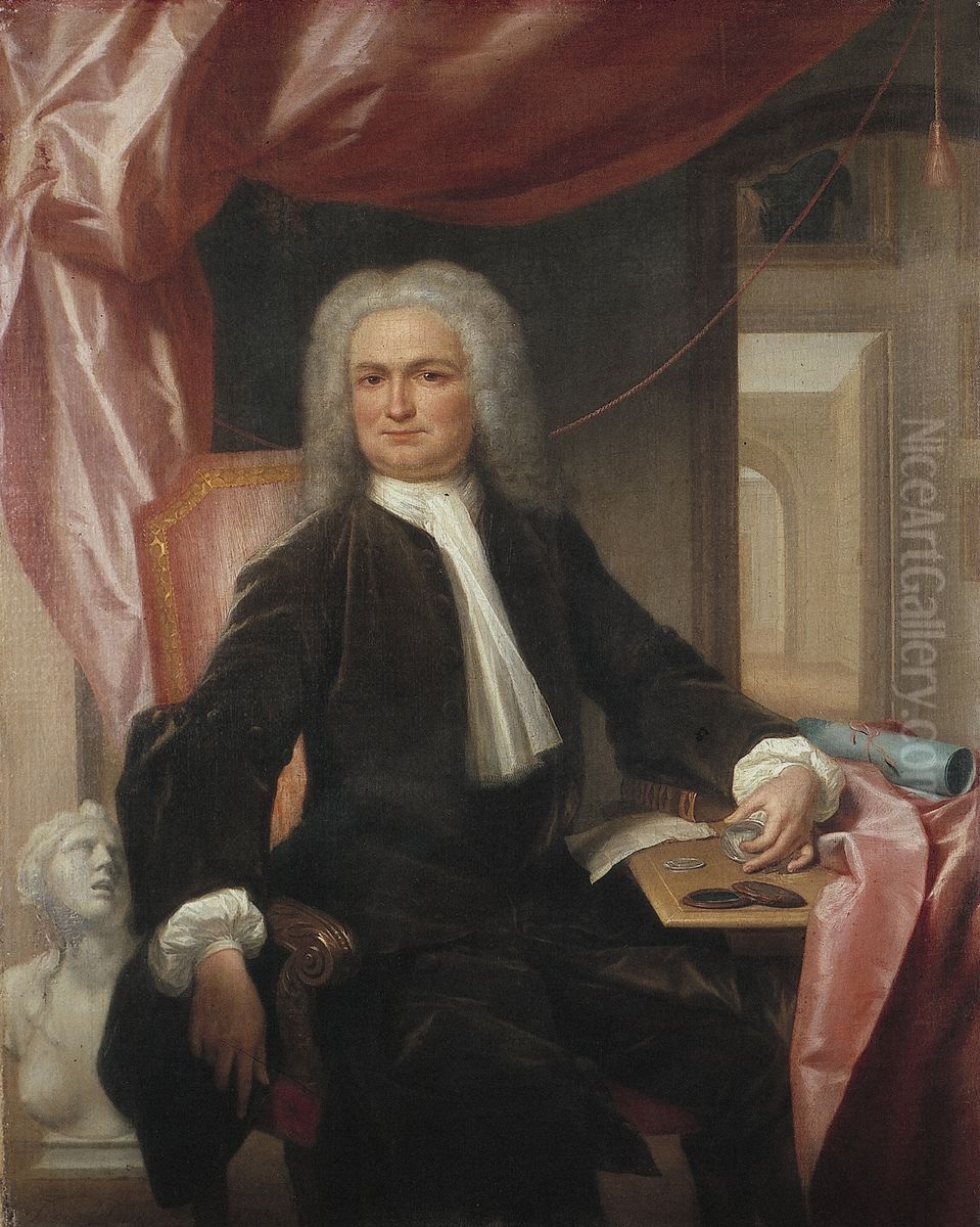 Francois Fagel III (1659-1746) Oil Painting by Philip van Dijk