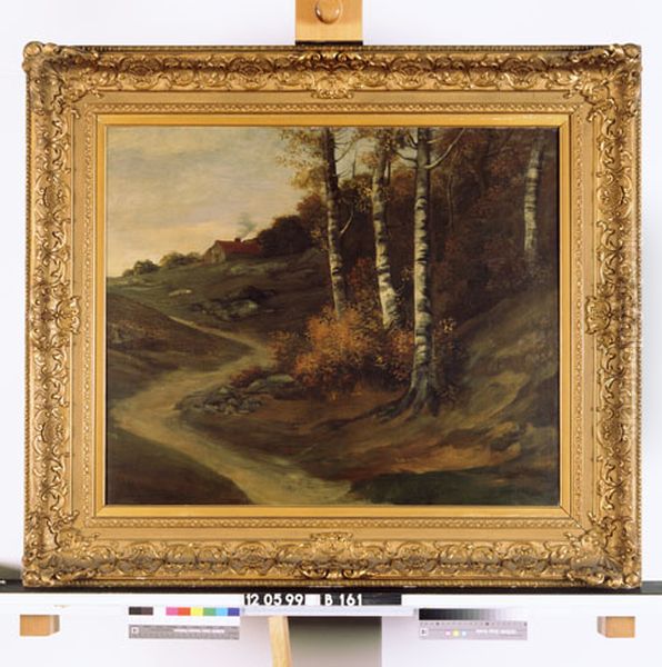 Landschap met berken Oil Painting by August Le Gras