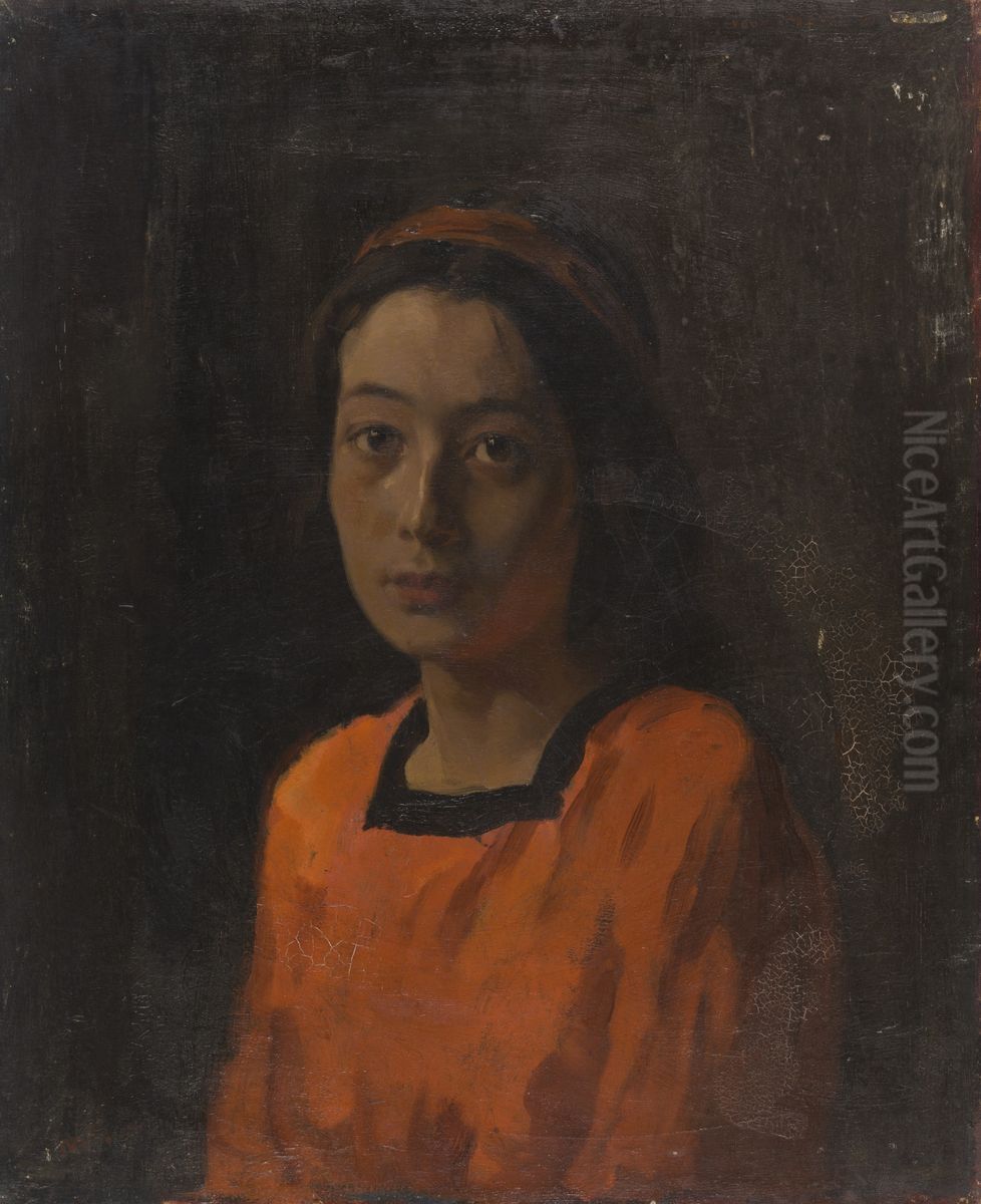 Wilma Knaap (1895-?) Oil Painting by Willem Witsen