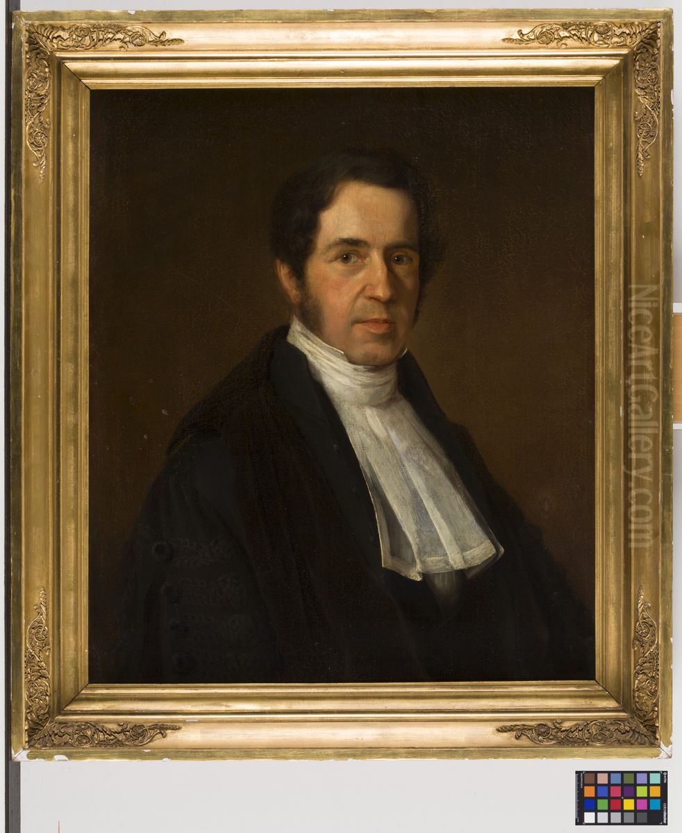 Portrait of Richard van Rees (1797-1875) Oil Painting by Johan Heinrich Neuman