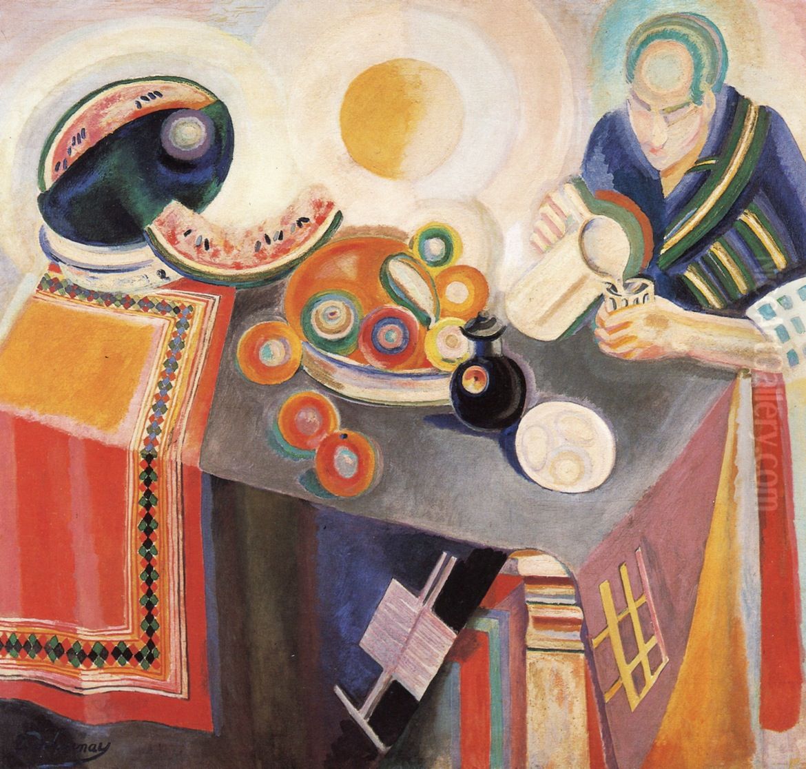 La Verseuse Oil Painting by Robert Delaunay