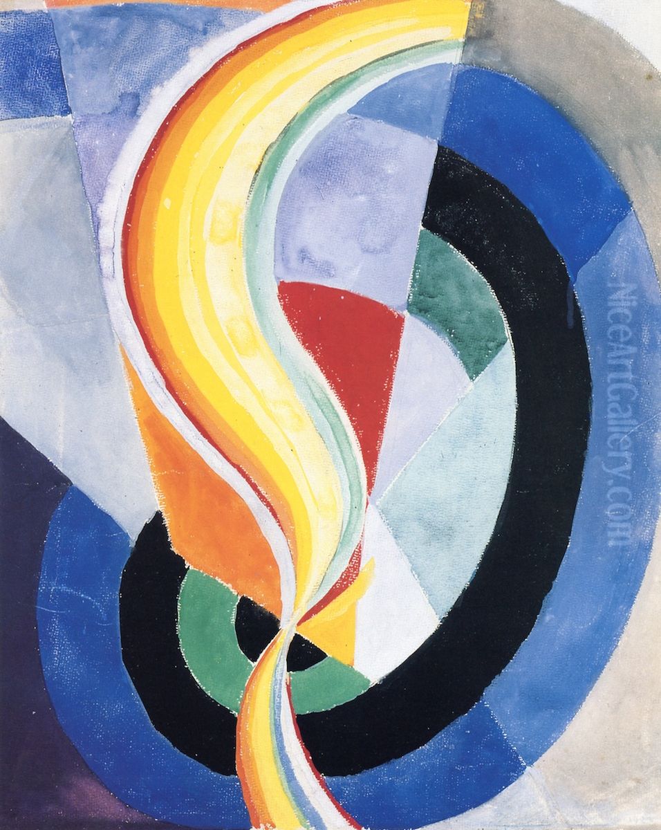 Propeller Oil Painting by Robert Delaunay