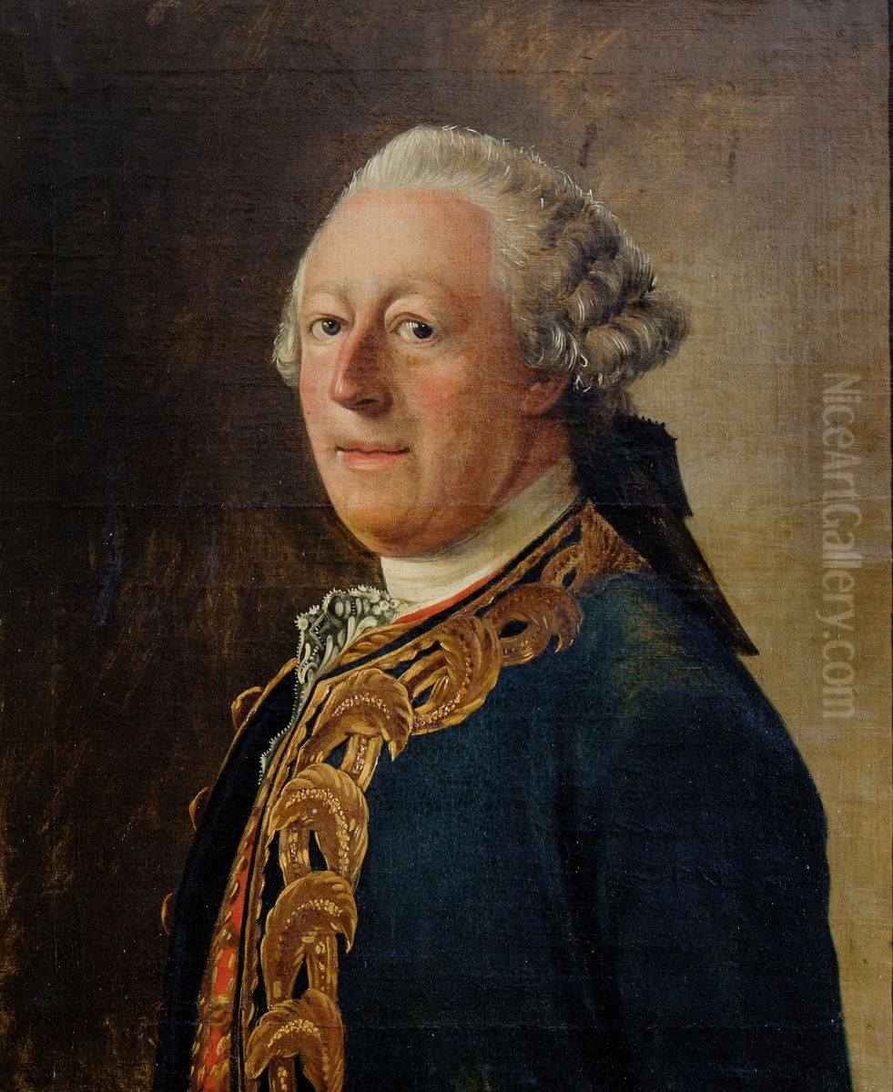 Jan Maximiliaan van Tuyll van Serooskerken (1710-1762) Oil Painting by Jean-Etienne Liotard