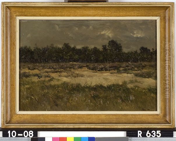 Zanderige vlakte Oil Painting by Johannes-Hubertus-Leonardus de Haas