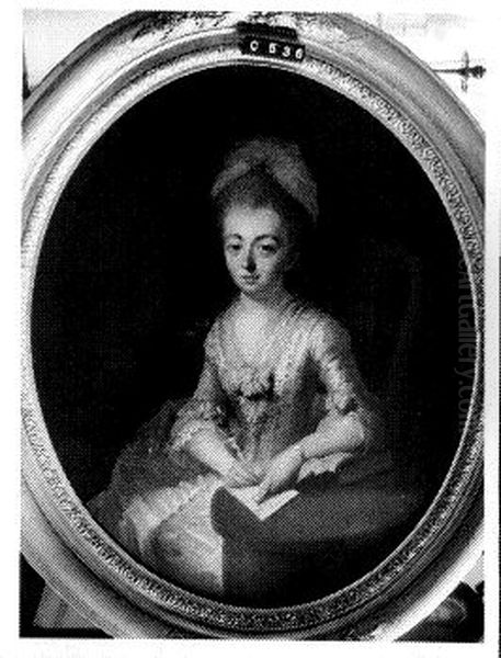 Anna Maria Boreel (1738-1781). Echtgenote van Francois Fagel Oil Painting by Anna Dorothea Therbusch