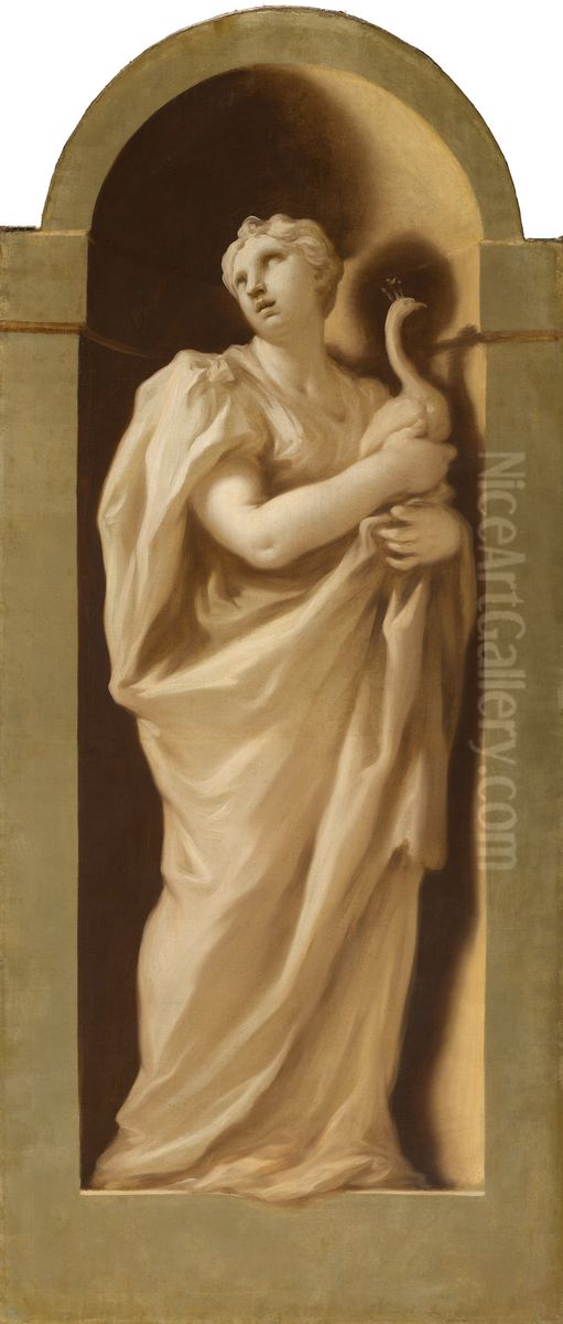 De vier elementen: Lucht Oil Painting by Giovanni Antonio Pellegrini