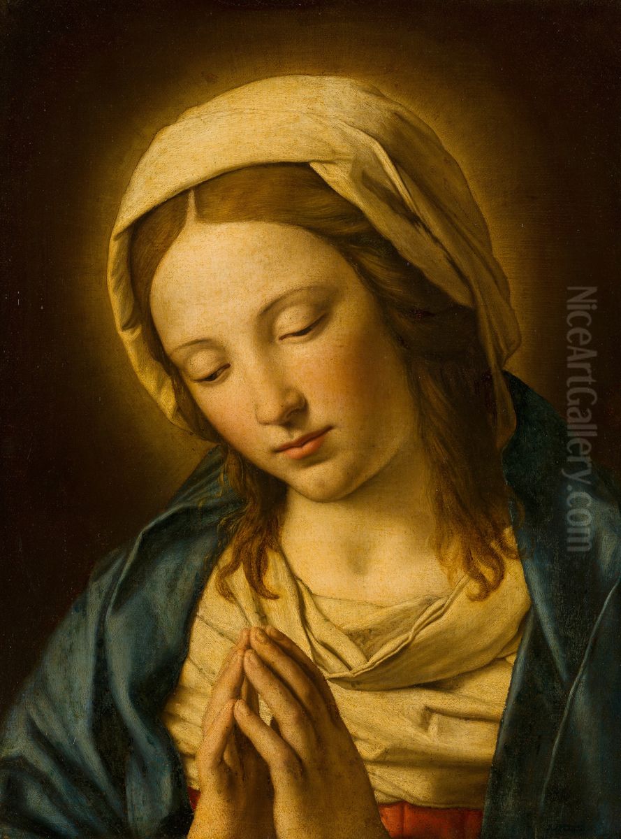 The Virgin in Prayer Oil Painting by Giovanni Battista Salvi da Sassoferrato