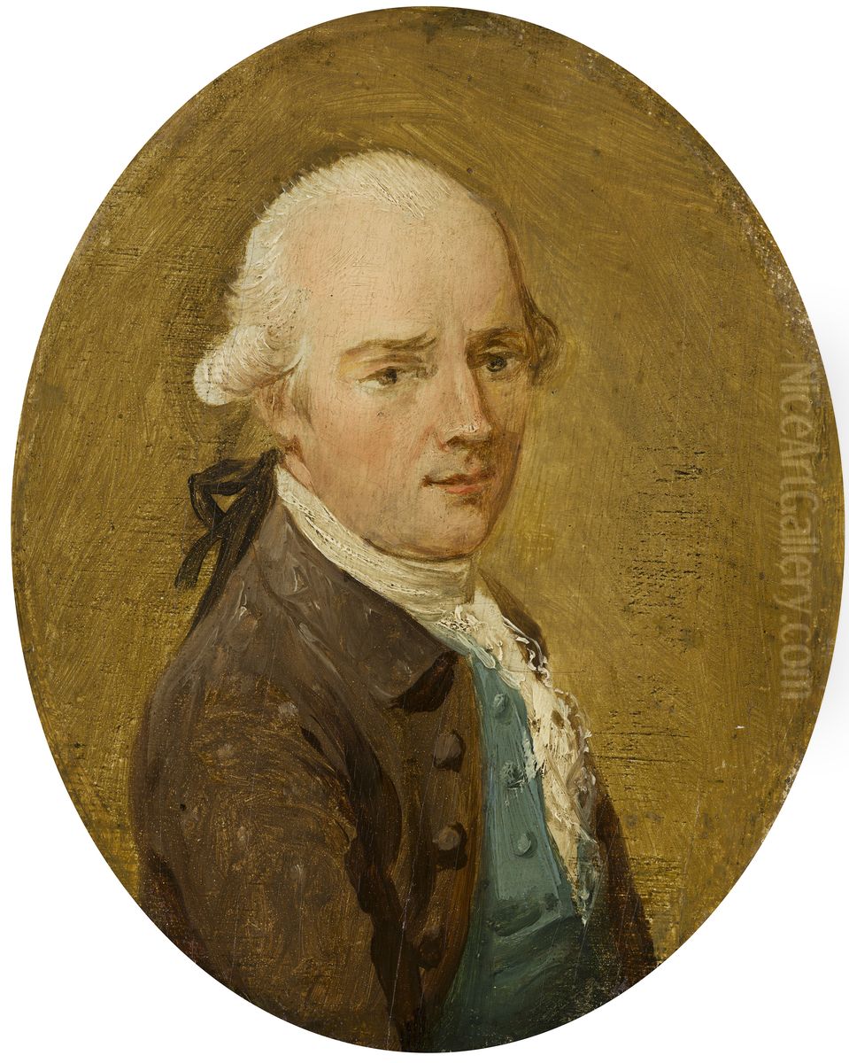 Portrait of a Man Oil Painting by Ozias Humphry