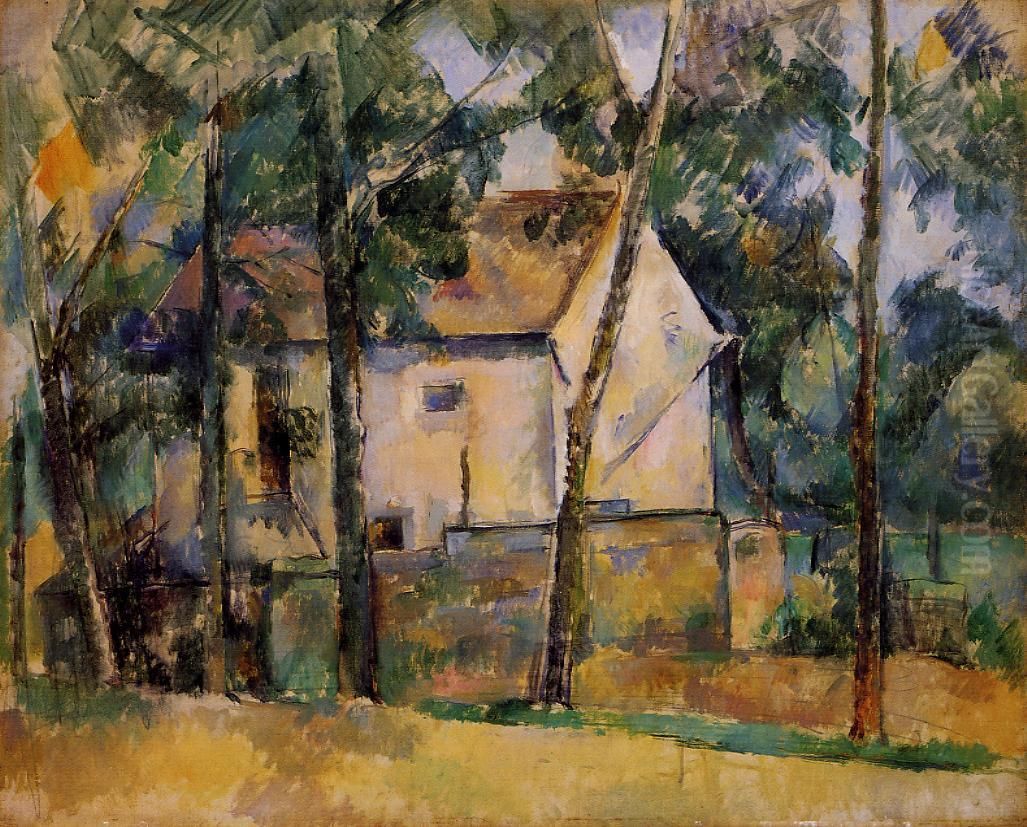 House and Trees (Maison et arbres) Oil Painting by Paul Cezanne