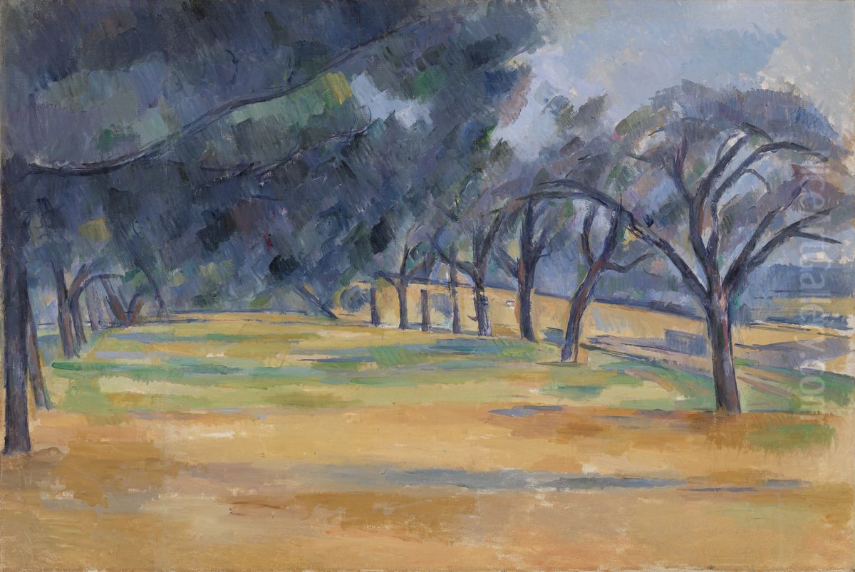 The Allee at Marines (L'Allee de Marines) Oil Painting by Paul Cezanne