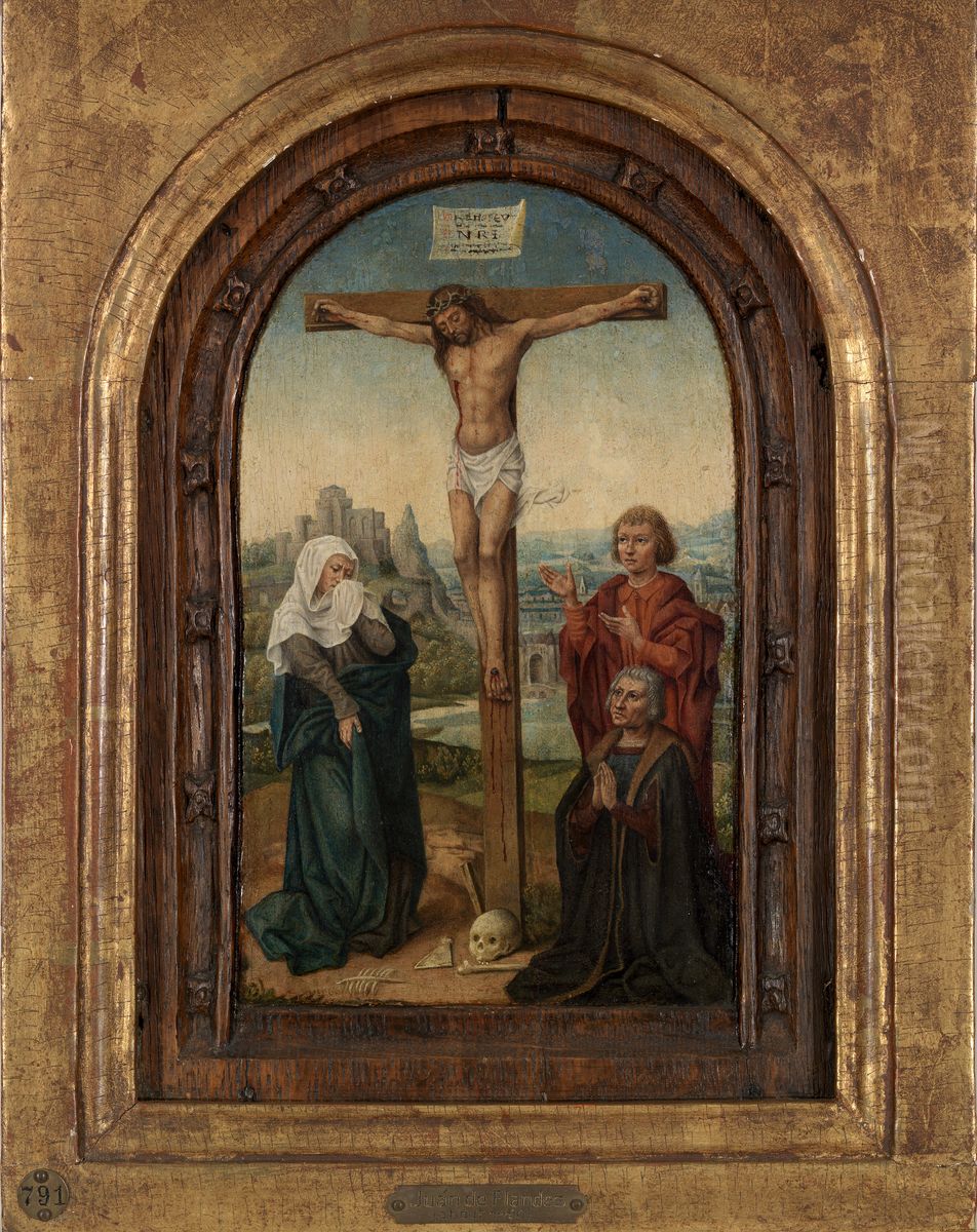 Crucifixion Oil Painting by Juan De Flandes