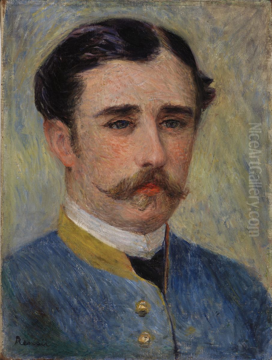Portrait of a Man (Monsieur Charpentier) Oil Painting by Pierre Auguste Renoir