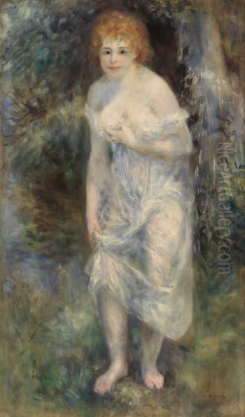 The Source (La Source) Oil Painting by Pierre Auguste Renoir