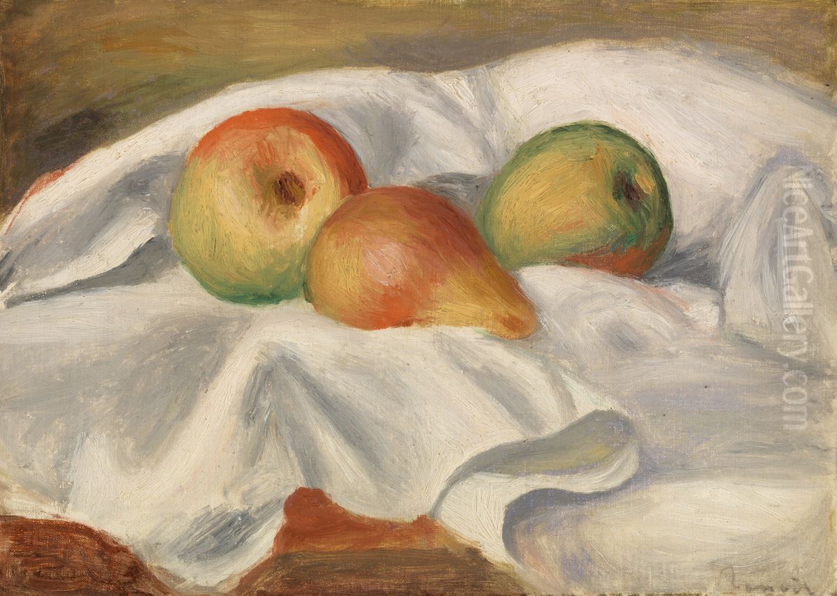 Pears (Poires) Oil Painting by Pierre Auguste Renoir