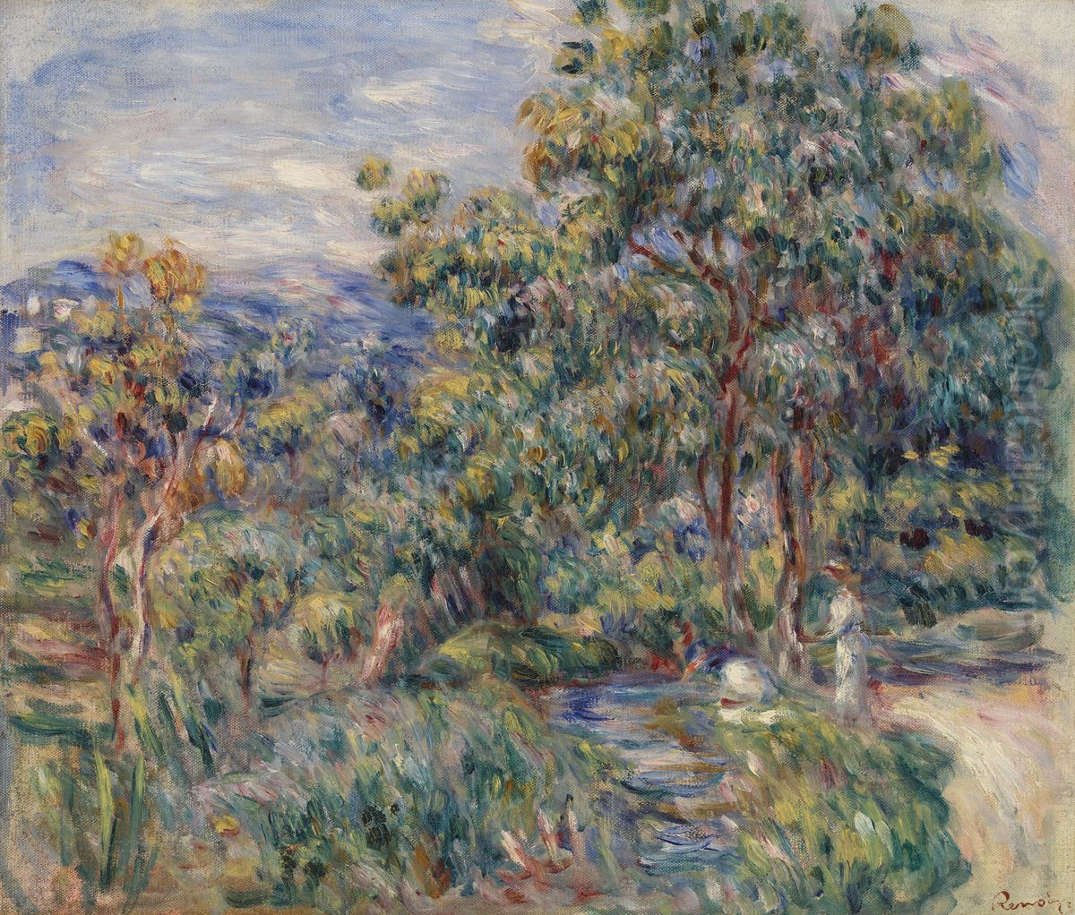 Le Beal Oil Painting by Pierre Auguste Renoir