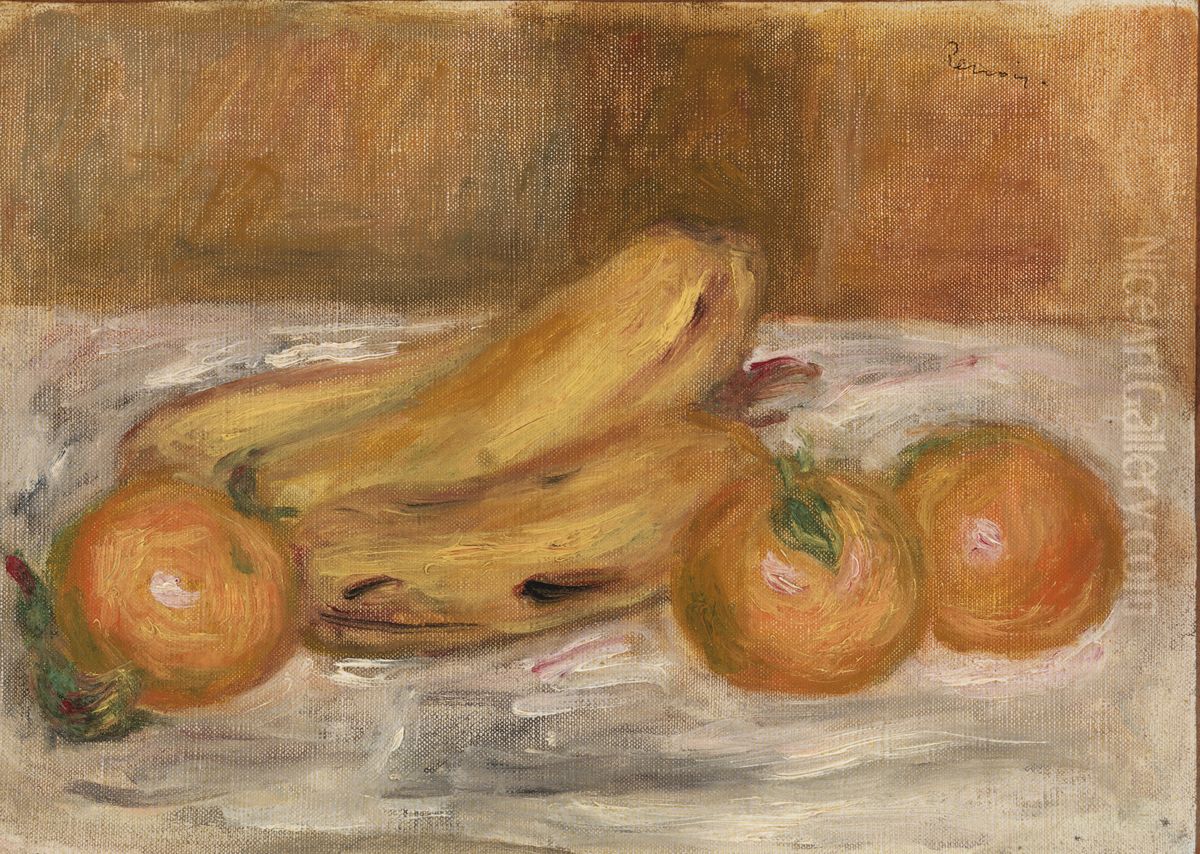 Oranges and Bananas (Oranges et bananes) Oil Painting by Pierre Auguste Renoir