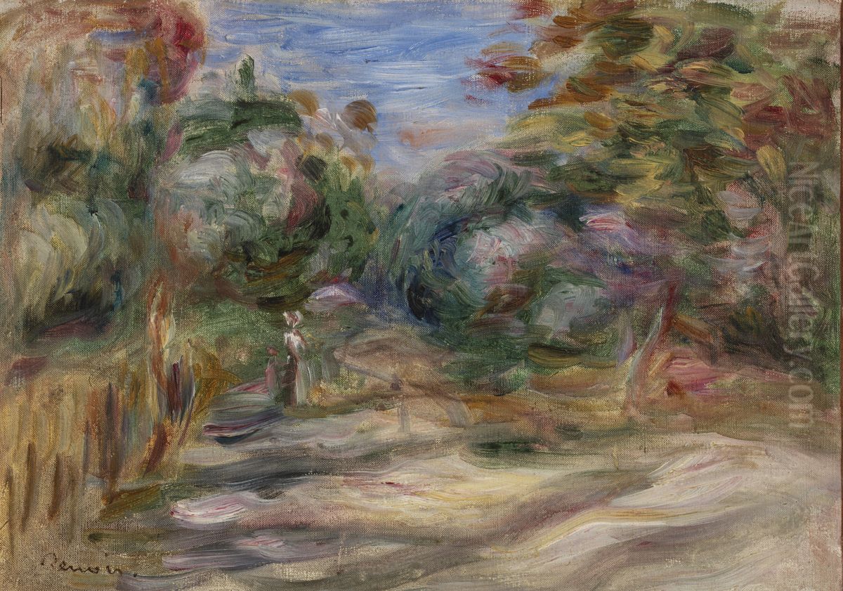 Landscape (Paysage) Oil Painting by Pierre Auguste Renoir