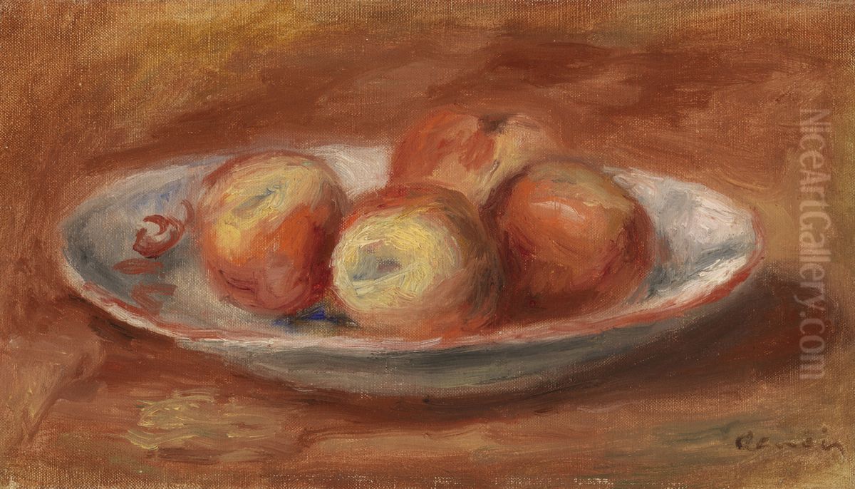 Apples (Pommes) Oil Painting by Pierre Auguste Renoir