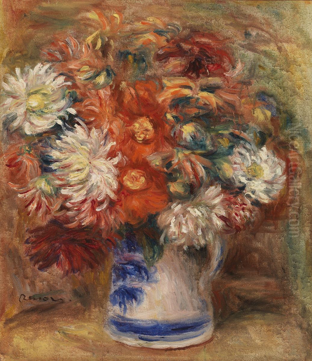 Bouquet Oil Painting by Pierre Auguste Renoir