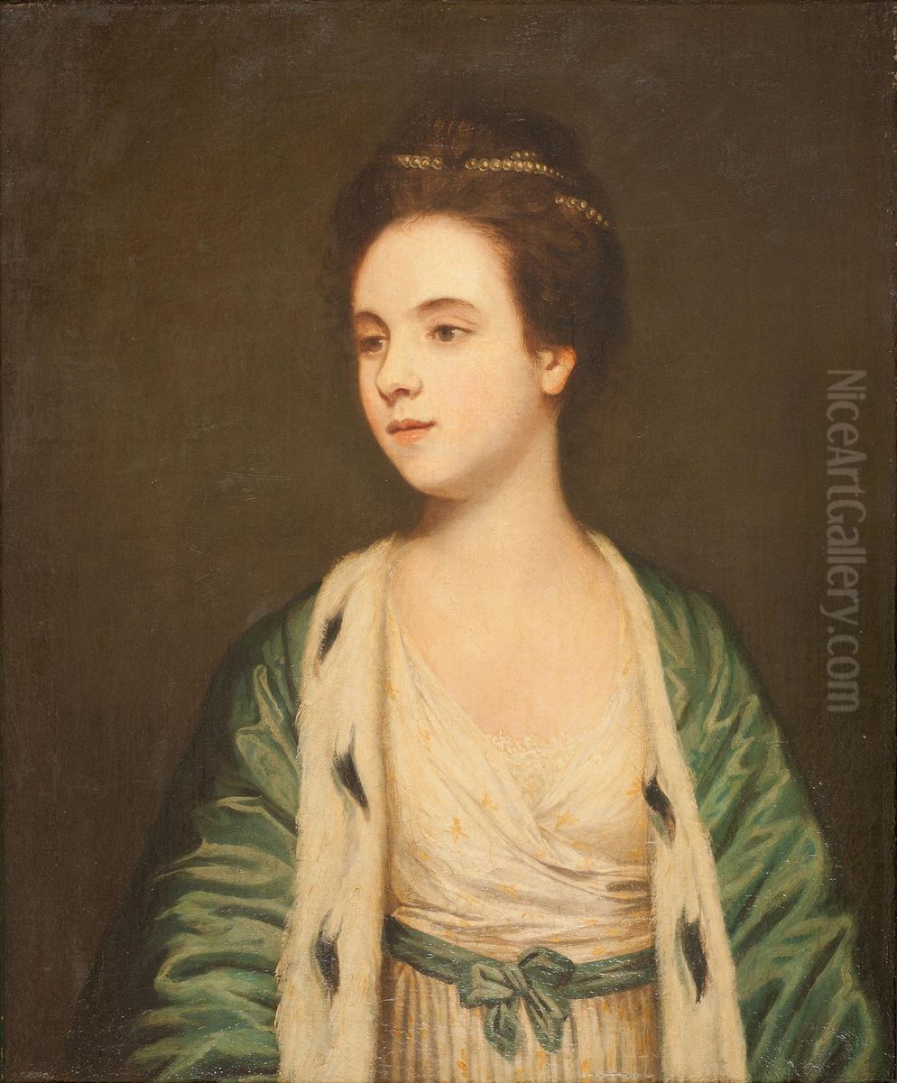 Portrait of Lady Juliana Colyear Dawkins Oil Painting by Of Sir Joshua Reynolds