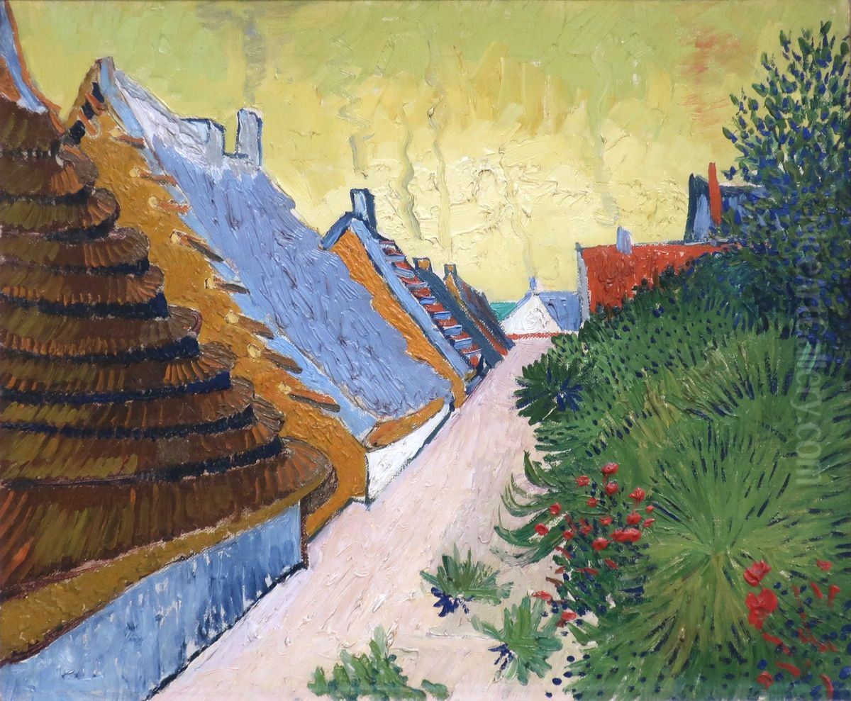Gasse in Saintes-Maries Oil Painting by Vincent Van Gogh