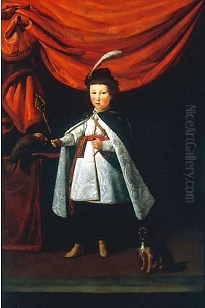 Leopoldo de' Medici in Polish costume Oil Painting by Justus Sustermans