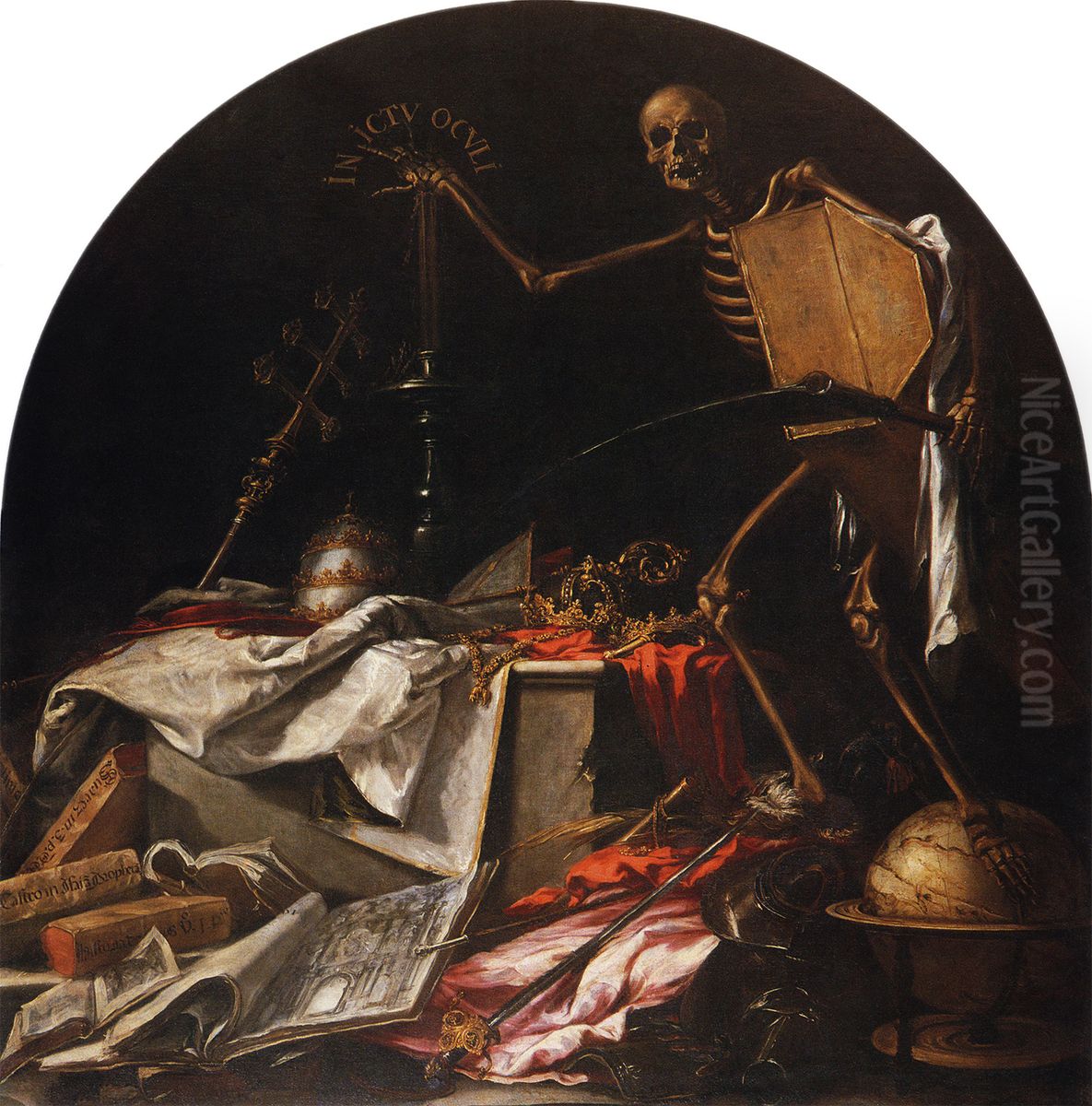 In Ictu Oculi Oil Painting by Juan De Valdes Leal