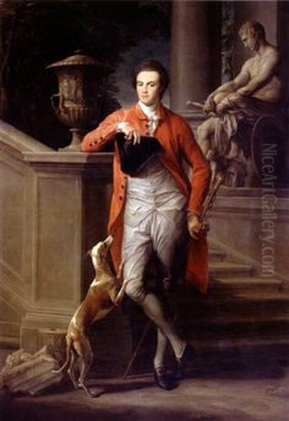 Portrait of Sir Henry Peirse Oil Painting by Pompeo Batoni